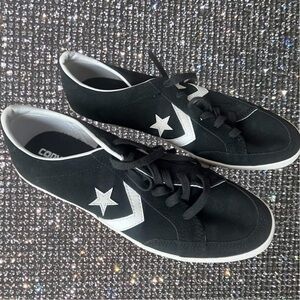 Converse sneakers black white runners shoes men’s stars one star pro street wear